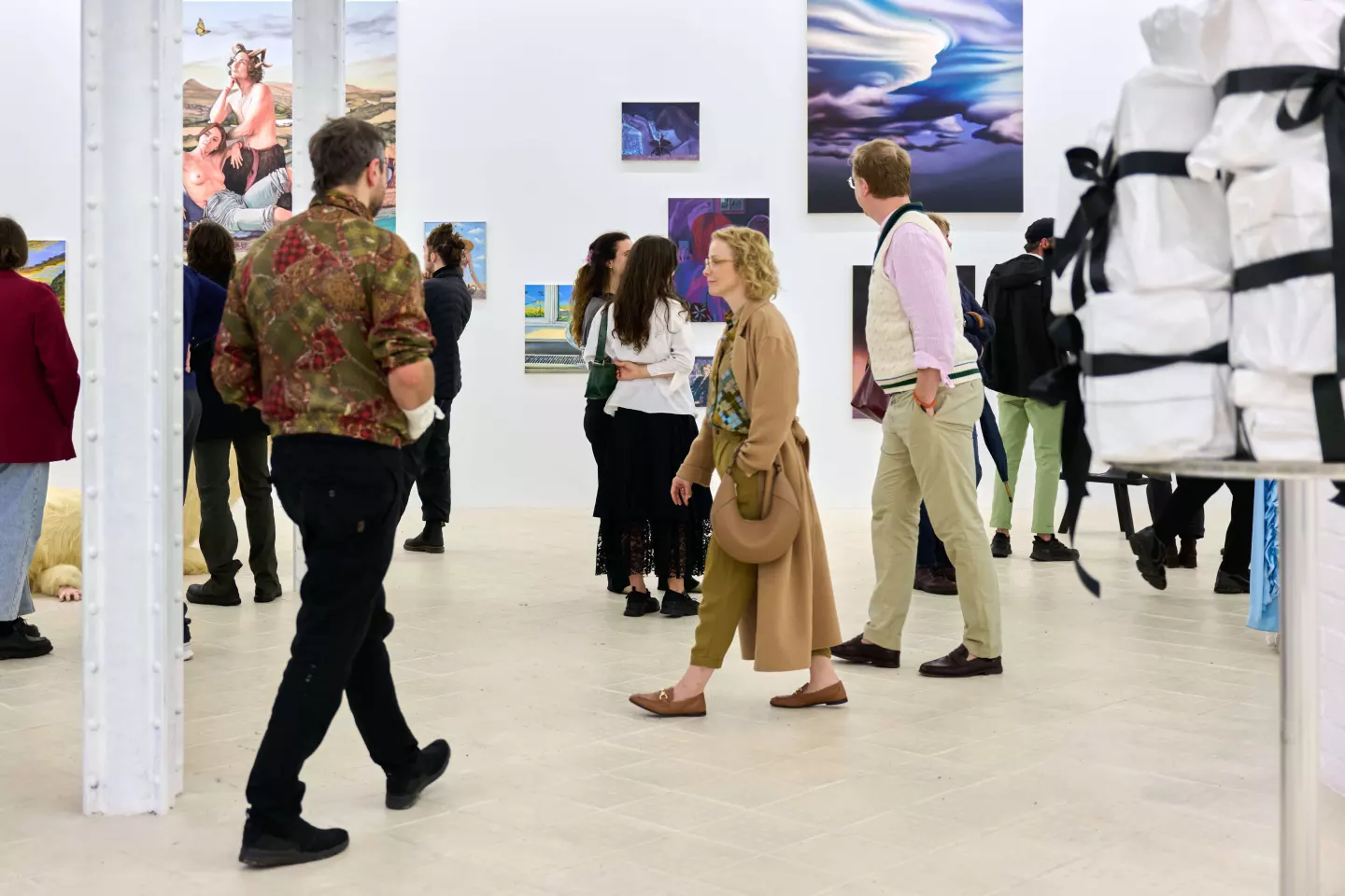 Opening, group show Someone is in my House, 2025, © Walther Le Kon, Galerie Laetitia Gorsy