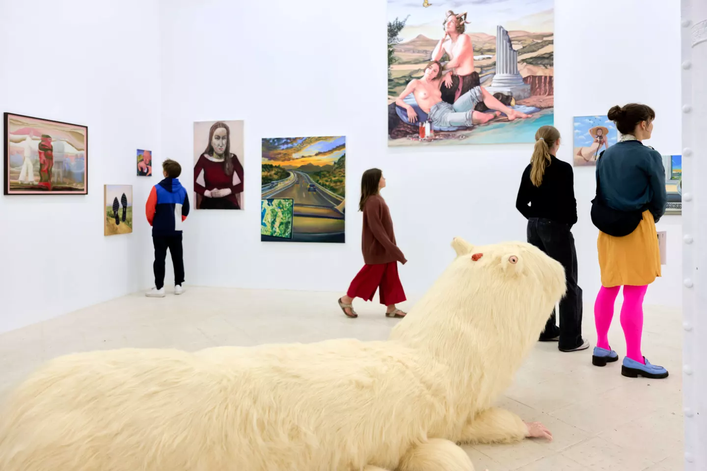 Opening, group show Someone is in my House, 2025, © Walther Le Kon, Galerie Laetitia Gorsy