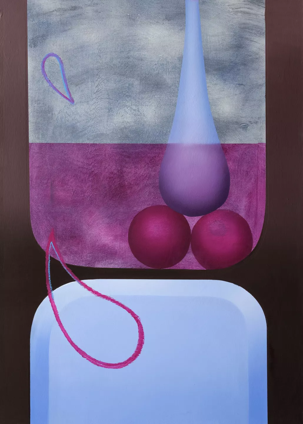 Anna Nero, Fertility, 2025, oil and acrylic on canvas, 70 x 50 cm