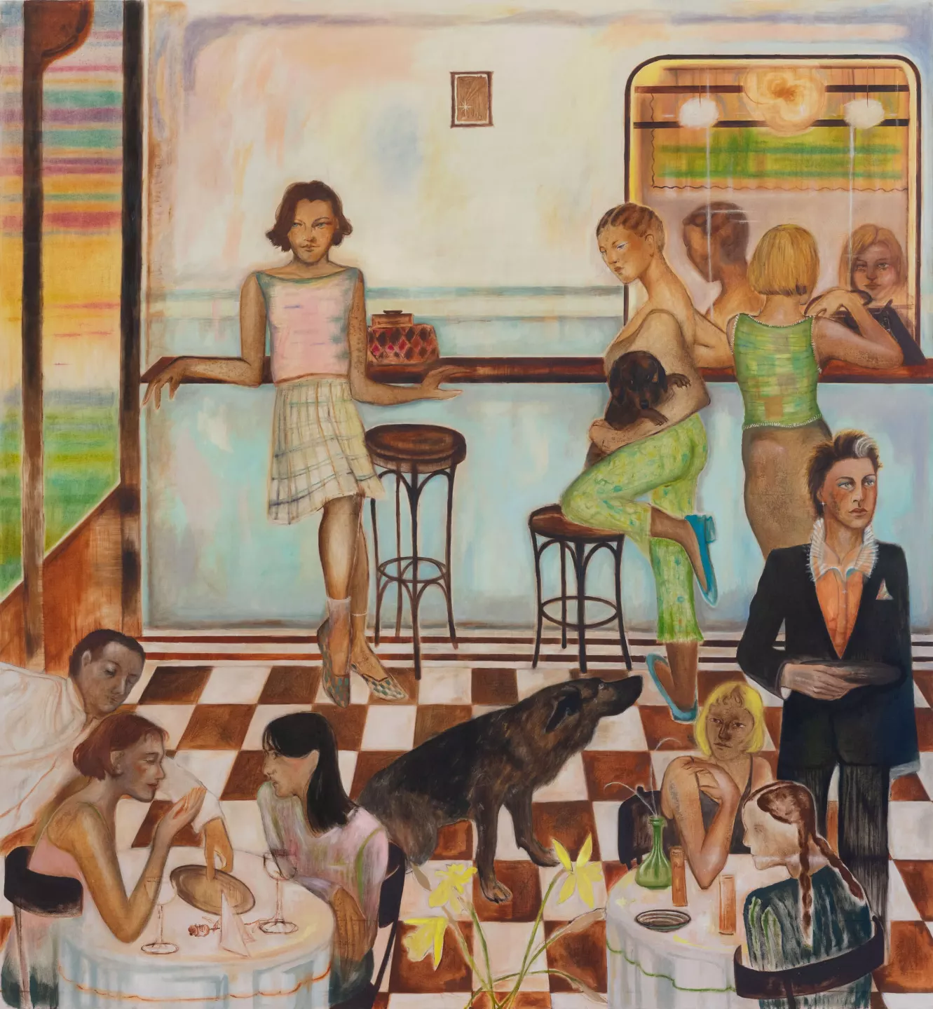 Johanna Seidel, Angelos second Dream, 2026, oil on canvas, 175 × 160 cm