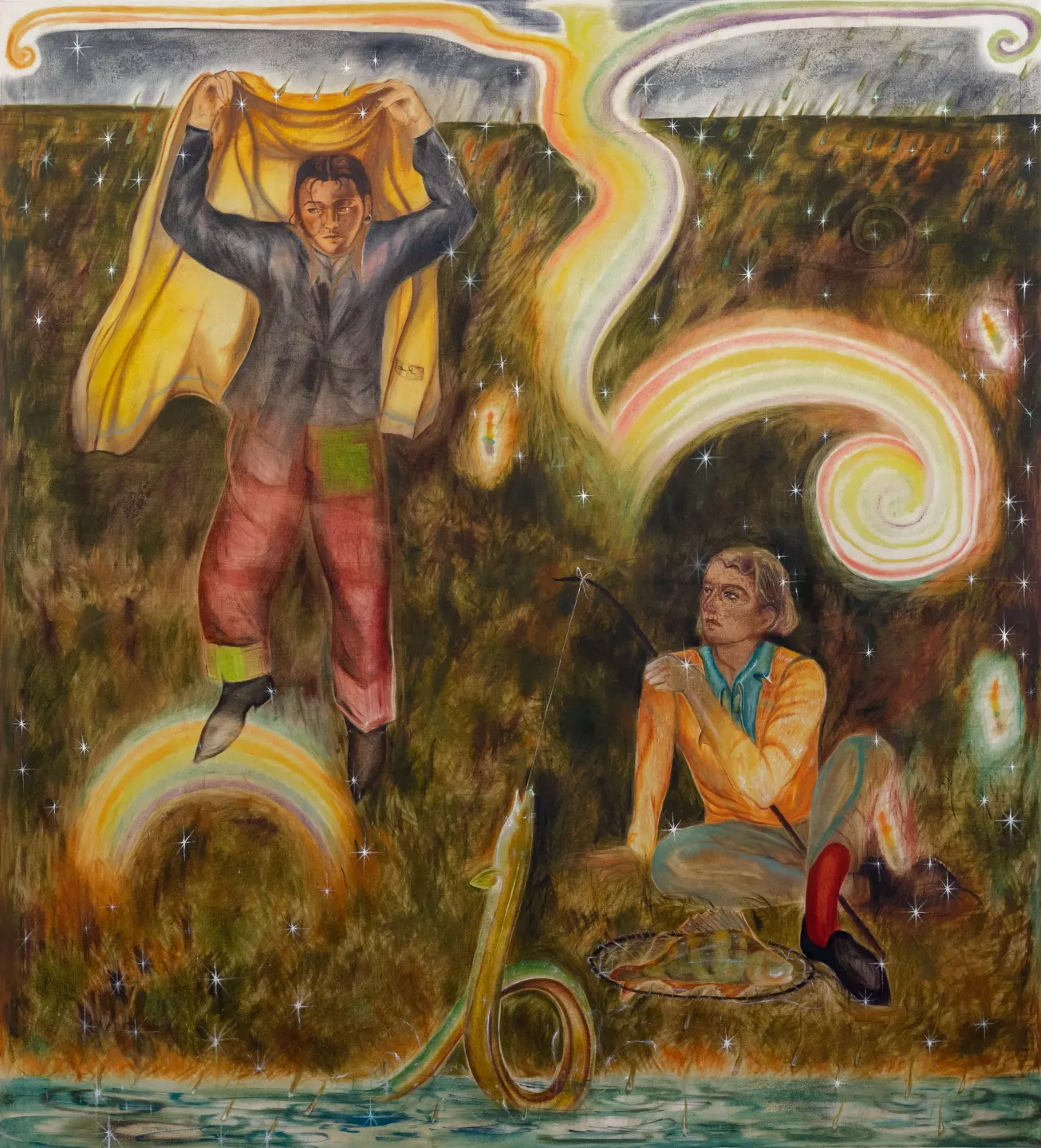 Johanna Seidel, Among all this, 2026, oil on canvas, 175 × 160 cm