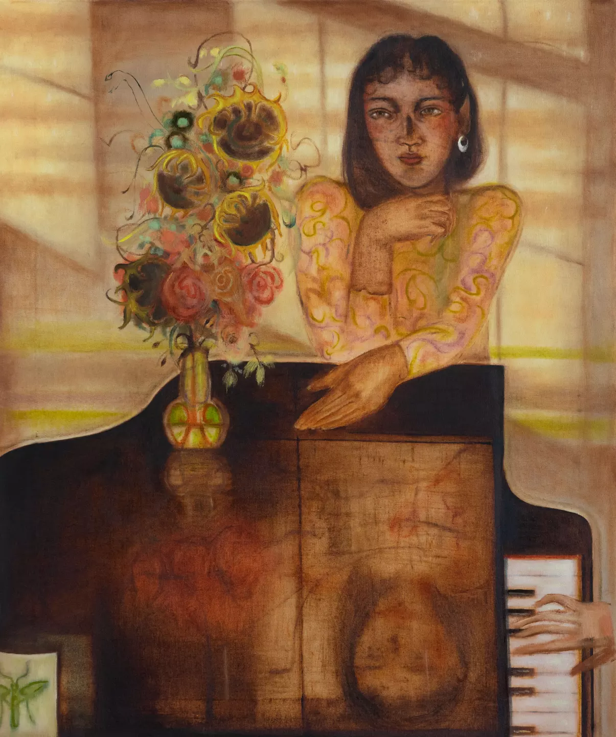 Johanna Seidel, Lavender, 2026, oil on canvas, 70 × 60 cm