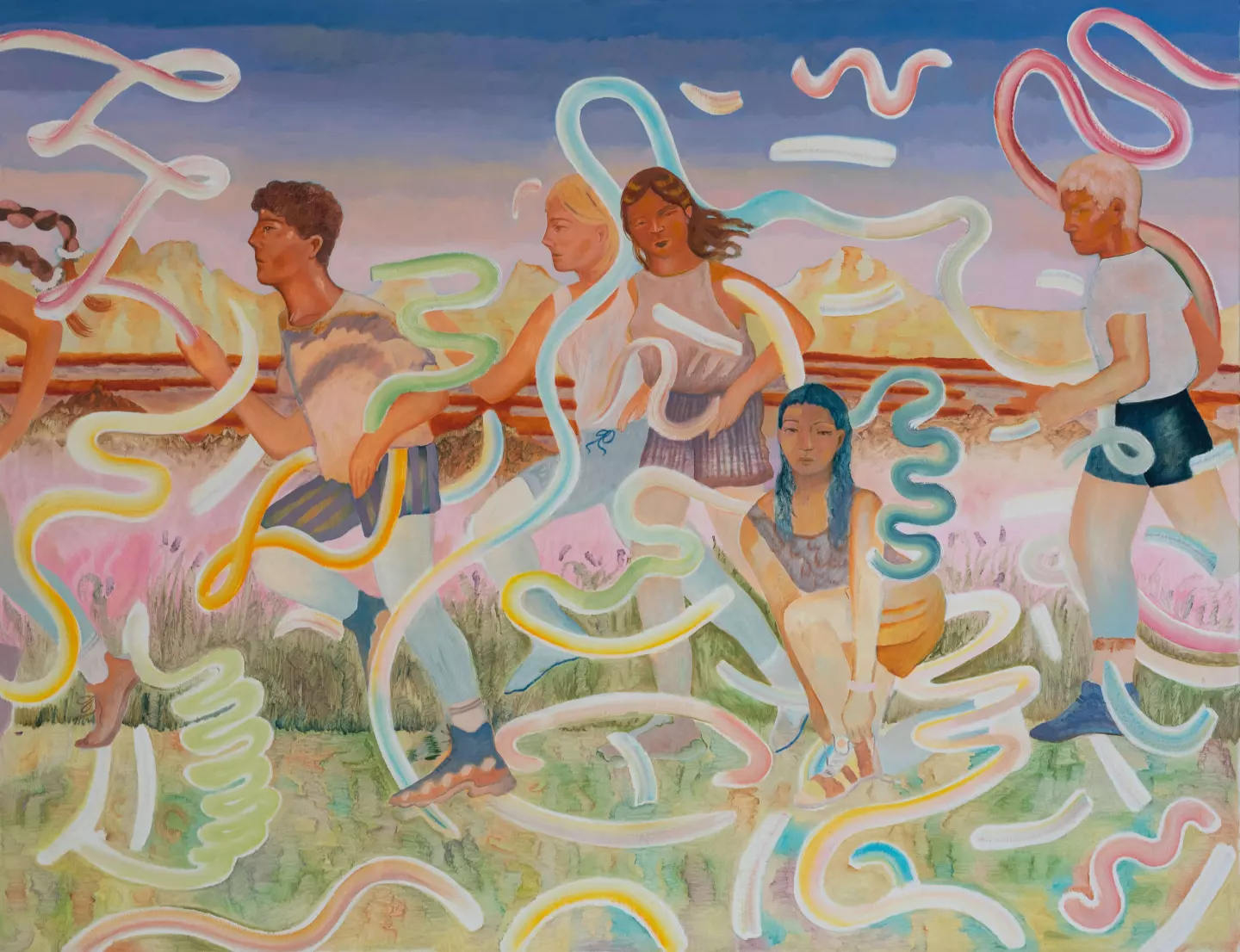 Johanna Seidel, Salt Lake City, 2023, oil on canvas, 118 × 155 cm