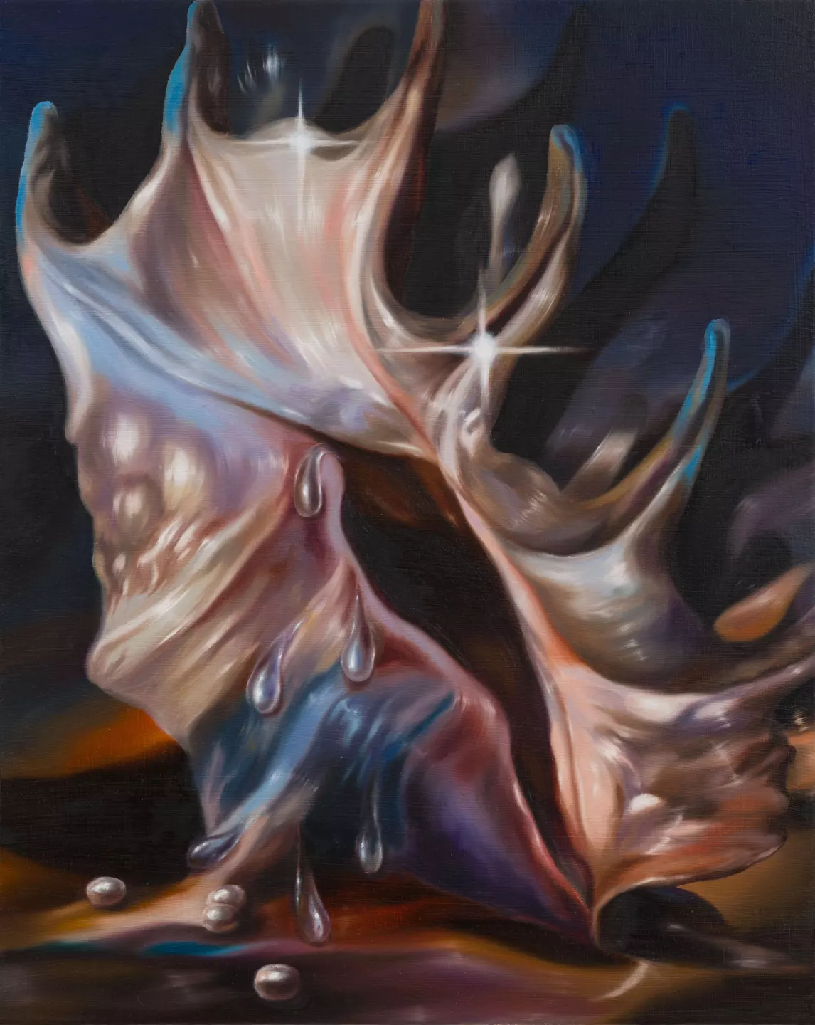 Philippa Brück, Sanctuary, 2025, oil on canvas, 50 × 40 cm