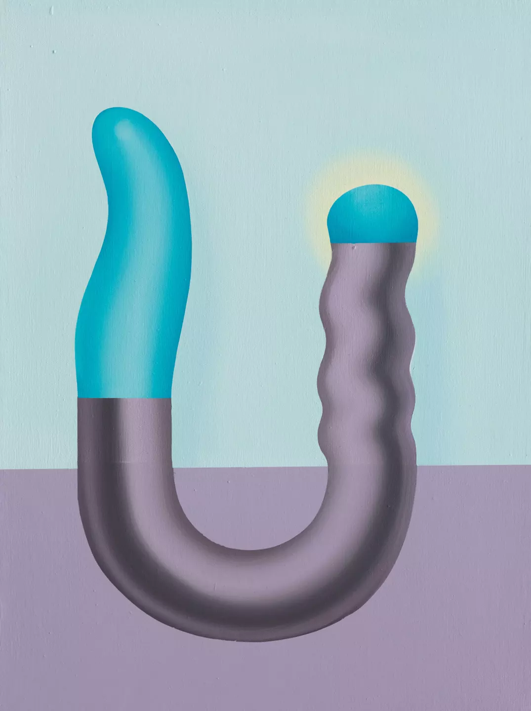 Double Jeopardy, 2020, oil and acryl on canvas, 40 x 30 cm