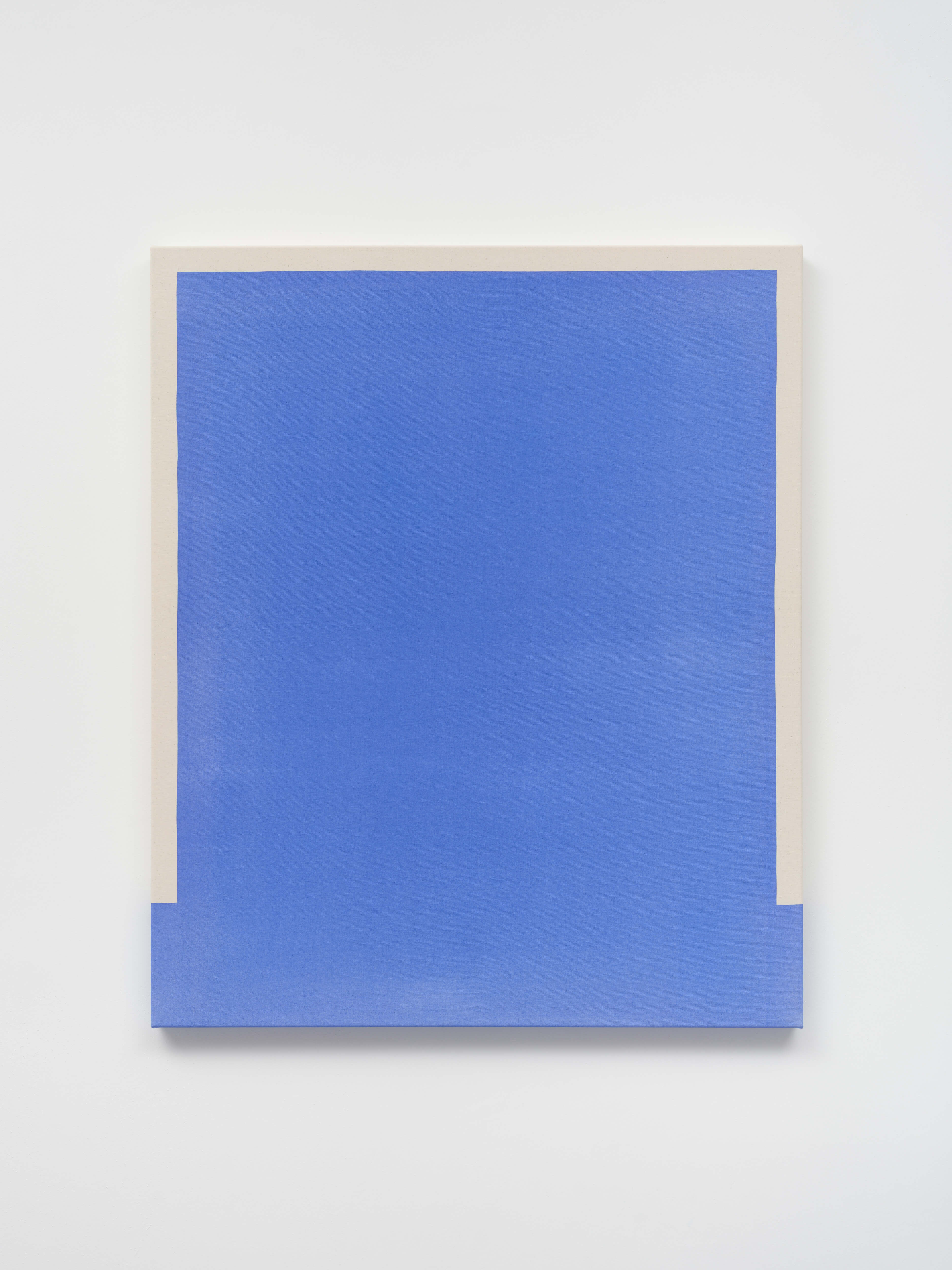Laura Sachs, Sol (F) 01210 H, 2025, primer and acrylic on canvas, 120 × 100 cm