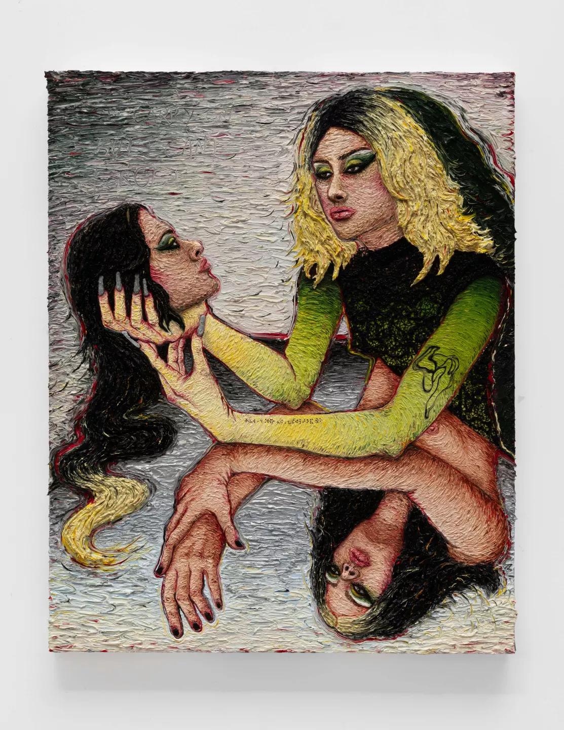 Mahsa Merci, The Reflexion of Unconscious, 2023, oil on panel, 76 x 61 cm