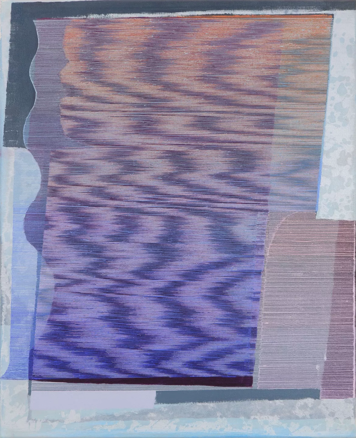 Remix (22.17), 2022, acrylic and oil on canvas, 64 x 52 cm