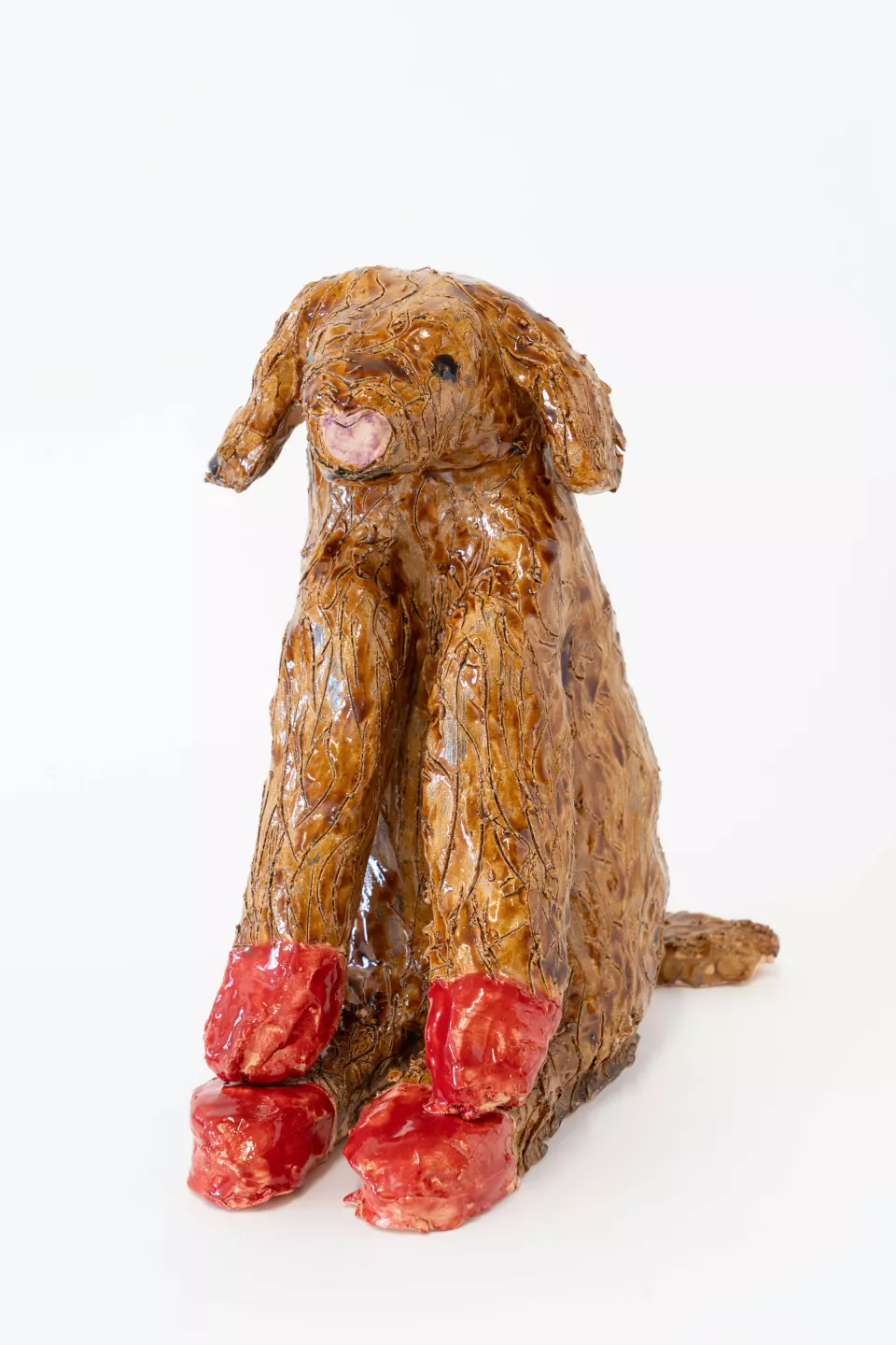 Josefine Schulz, Wendy, 2024, glazed ceramic, 34 x 14 x 33 cm