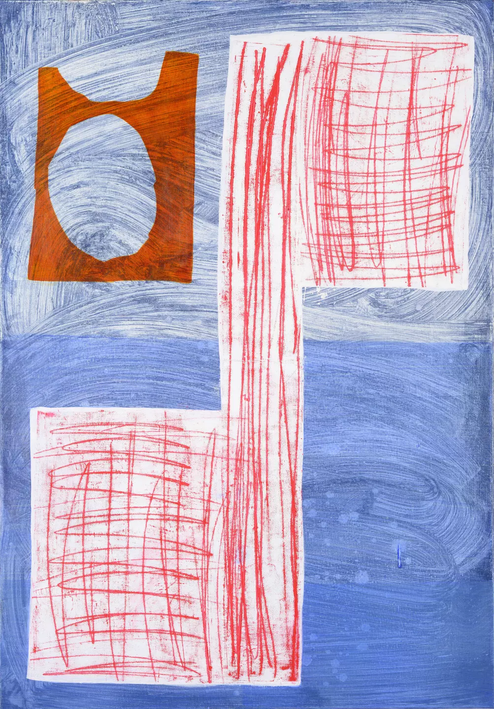 Staircase, 2019, 100 × 70 cm, oil on canvas