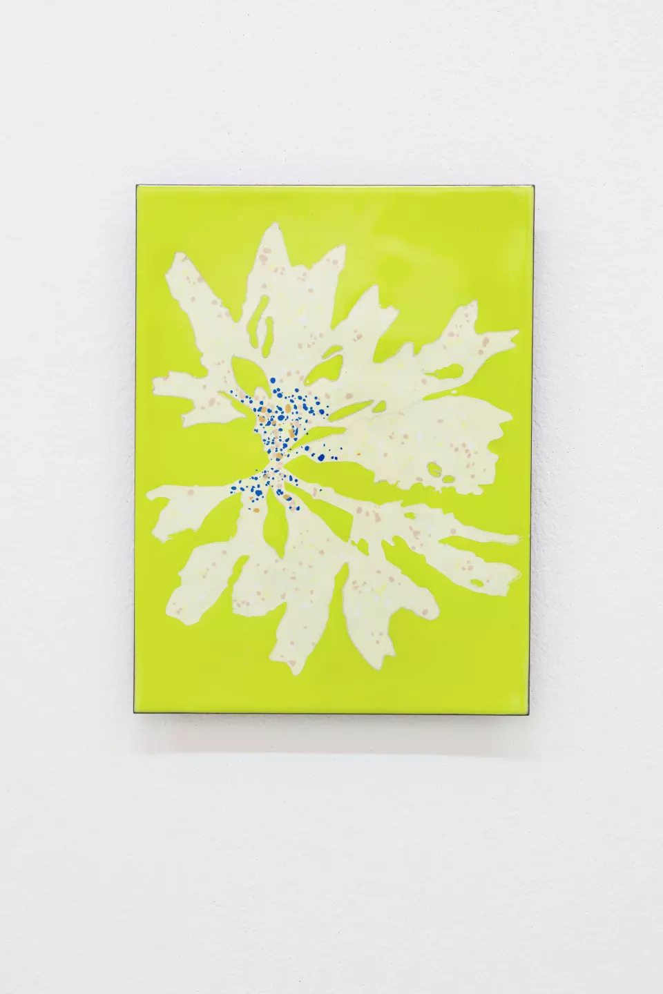 Yellow Dulse, 2022, vitreous enamel, fine silver on copper, 30,5 cm x 22,9 cm