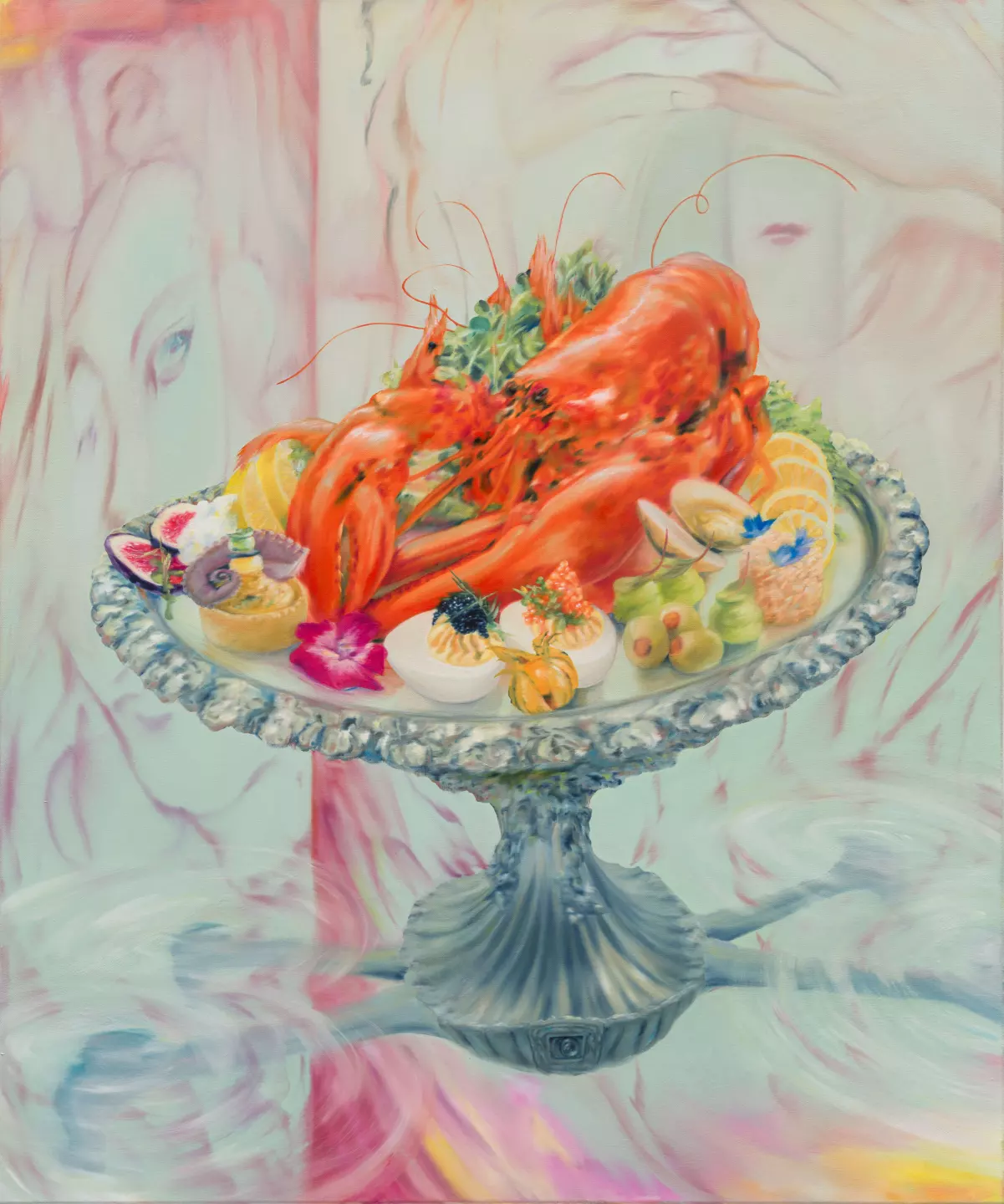 Galamb Thorday, Sakrosankt, 2023, Oil on canvas, 120 × 100 cm