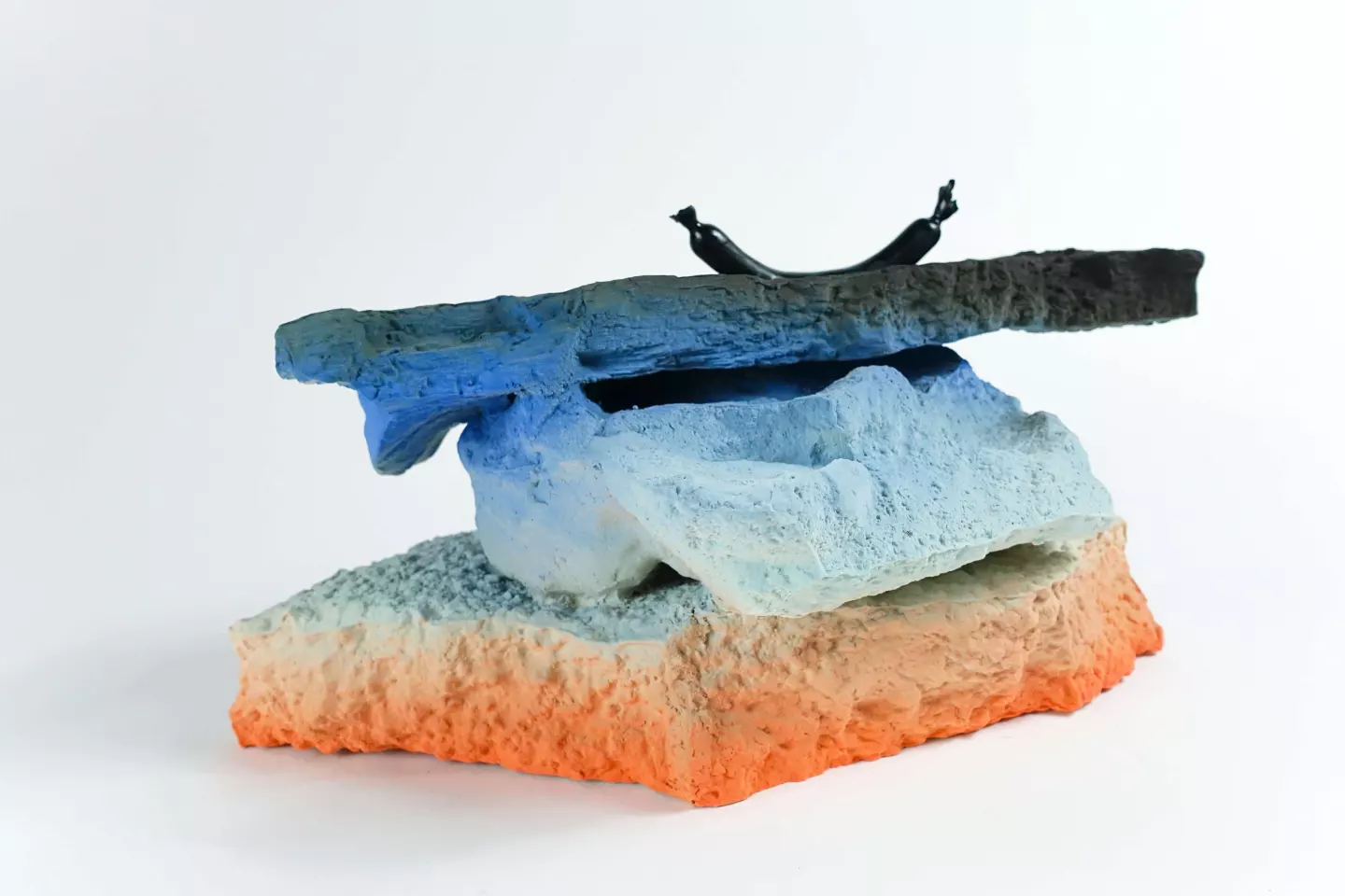 Ham Stone, 2021, stoneware, slip, 24 x 39 x 30 cm