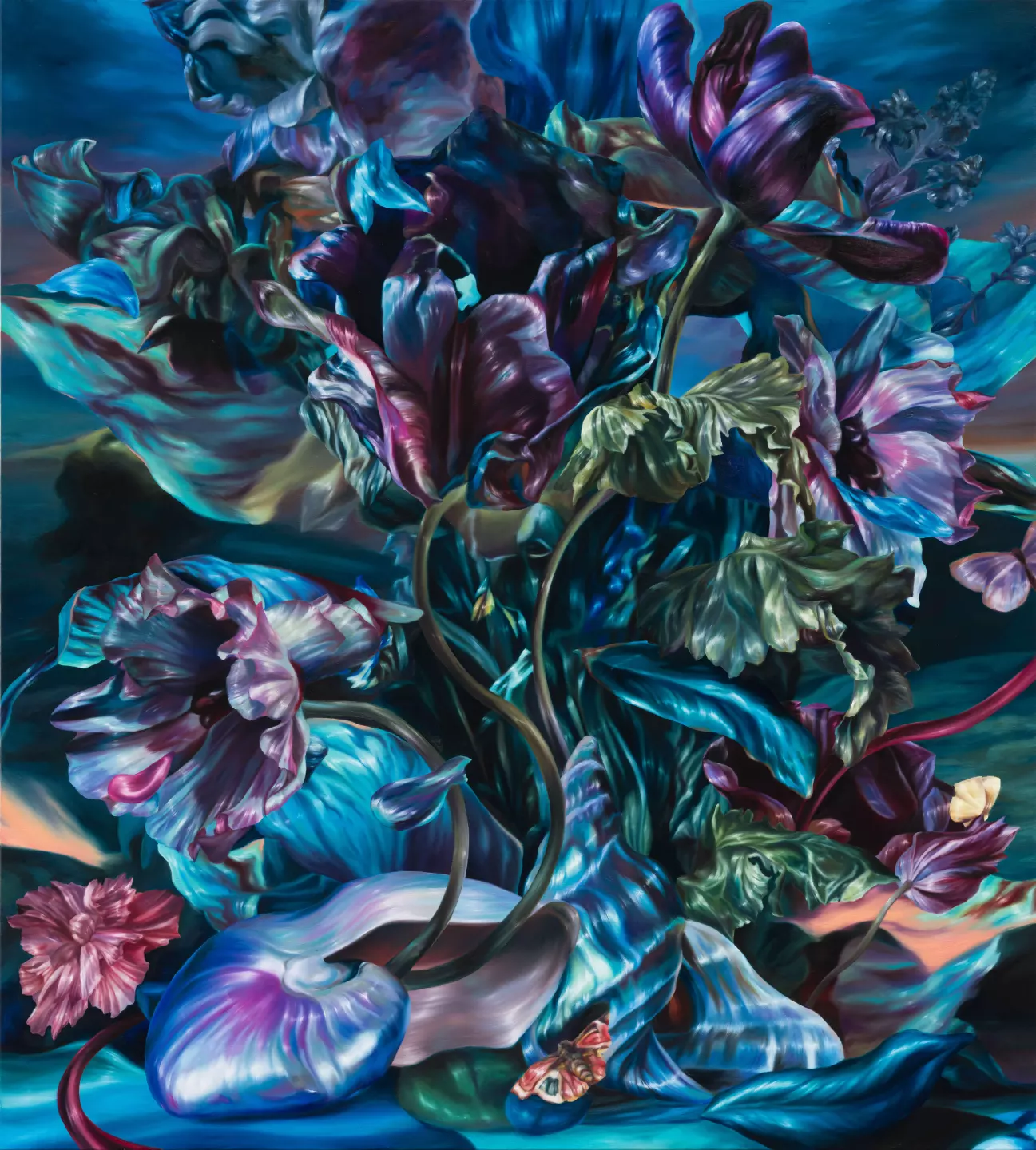 Philippa Brück, Myth, 2023, oil on canvas, 200 x 180 cm