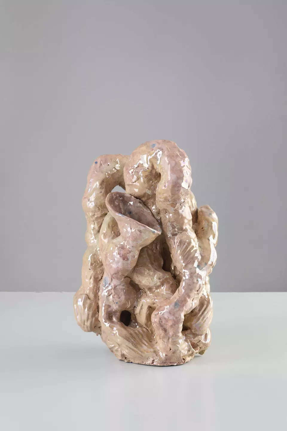We Shall Sea 3, 2022, clay, glaze, lustre, 42 x 25 x 25 cm